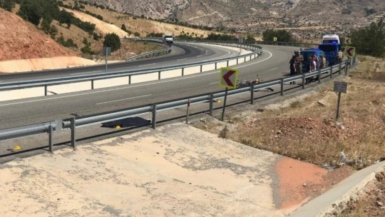 Hekimhan'da feci kaza: 1 ölü, 1 yaralı