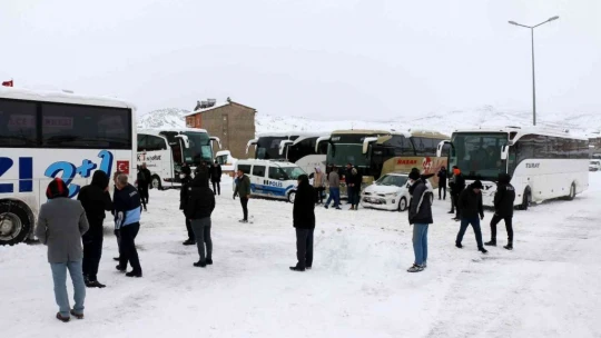 Hekimhan ve Arguvan'da kar etkili oldu