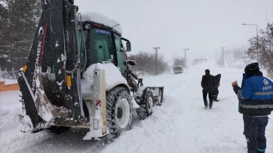 Hekimhan ve Arguvan'da kar etkili oldu