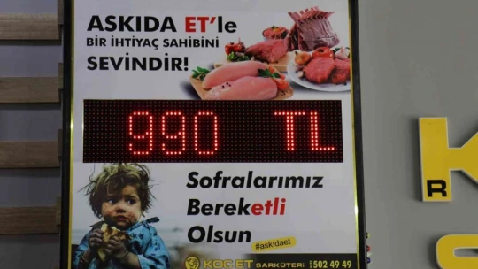 İhtiyaç sahiplerine 'Askıda Et' kampanyası