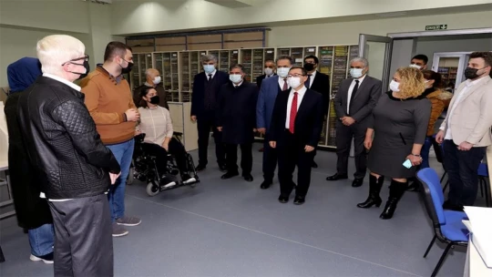 İnönü Üniversitesi'nde Engelsiz Kütüphane hizmette