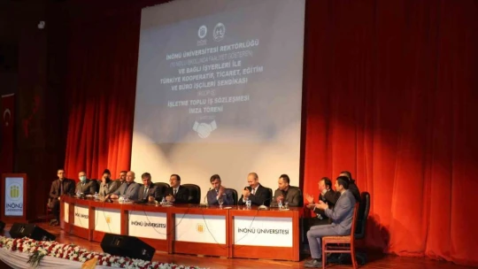 İnönü Üniversitesi'nde toplu iş sözleşmesi imzalandı