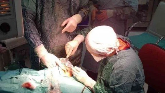 İşitme kaybı yaşayan çocuğa başarılı ameliyat