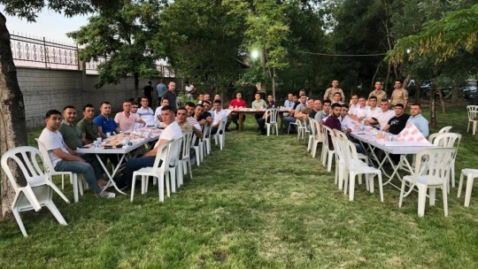 Jandarma'dan tayini çıkan personele veda yemeği