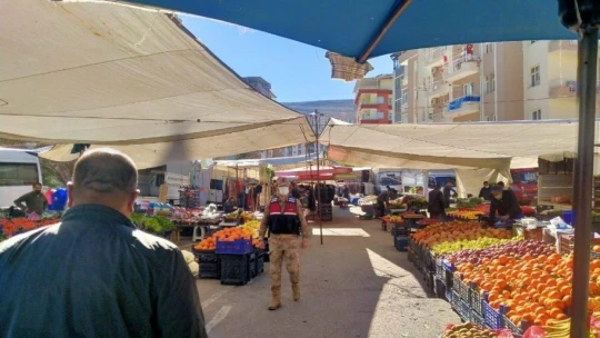 Jandarma ekipleri korona virüse karşı denetimde