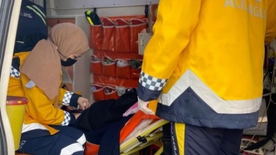 Kalp hastasına karlı yollar açılarak ulaşıldı