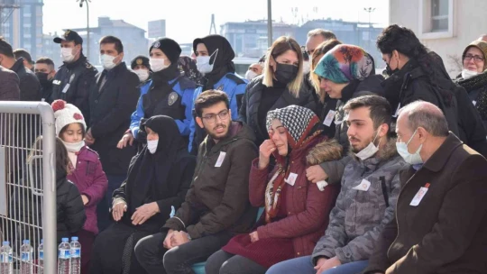 Kalp krizinden hayatını kaybeden polis memuru için tören