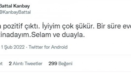 Kanbay, korona virüse yakalandı