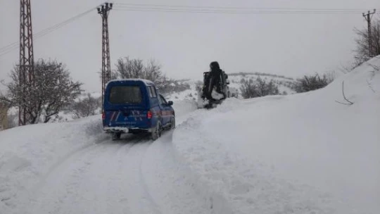 Kanser hastası kadınının ilaçlarını jandarma ekipleri yetiştirdi