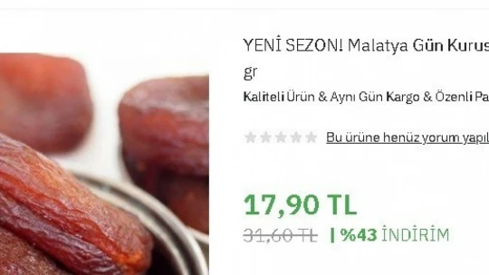 Kayısının fiyatı katlandı