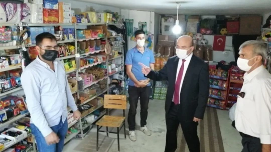 Kaymakam'dan korona virüs denetimi