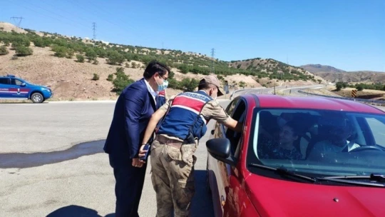 Kaymakam Özdemir'den denetleme