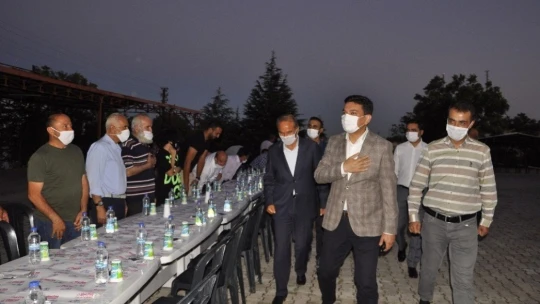 Kaymakam Şahin'e türkülü veda