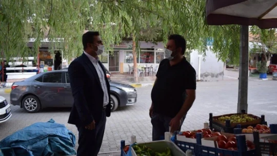 Kaymakam Ülkü'den pandemi denetimi