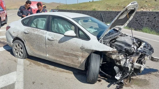 Darende yolunda kaza