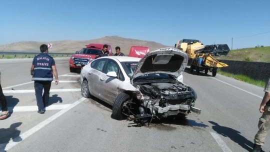 Darende yolunda kaza