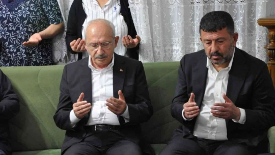 Kılıçdaroğlu'dan Veli Ağbaba'ya taziye ziyareti