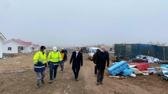 Kırsal mahallelerdeki deprem konutları yükseliyor