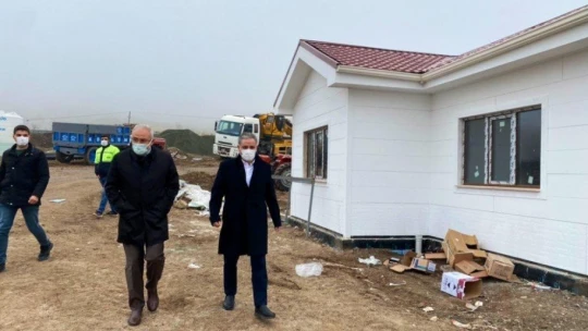 Kırsal mahallelerdeki deprem konutları yükseliyor