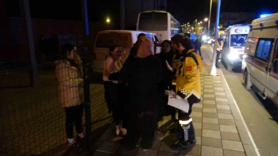 Kız yurdunda yangın paniği