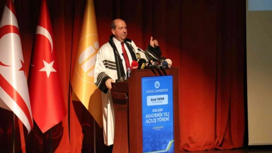 KKTC Cumhurbaşkanı Tatar: 'Resmen çarpışıyoruz, çünkü karşımızdakiler haydut'