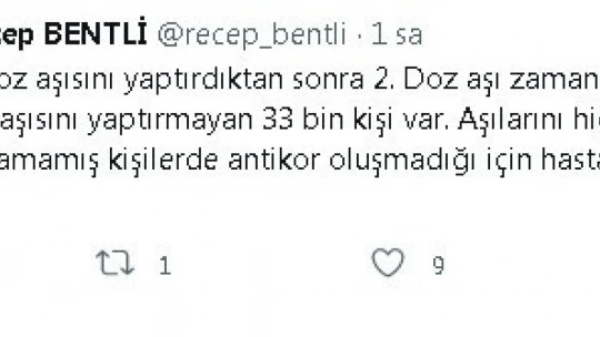 Koronadan hastanelerde yatan hastaların yüzde 47'si hiç aşı yaptırmamış