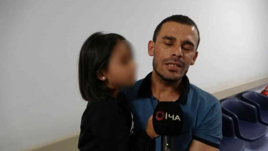 Kulağına kene yapışan küçük çocuk hastaneye kaldırıldı