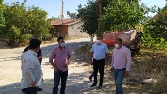 Kuluncak'ta asfalt çalışmaları sürüyor