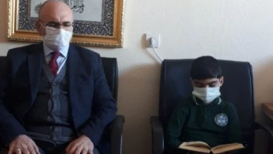 Kur'an-ı Kerim'i güzel okuma birincisi Darende'den