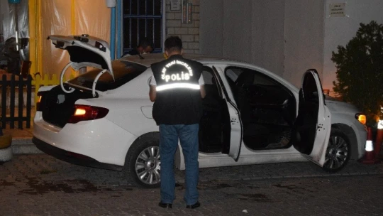 Kurşunlanan sürücü kaza yaptı