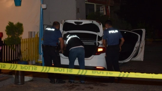 Kurşunlanan sürücü kaza yaptı