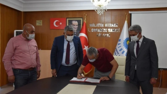 Malatya 1. OSB Arıtma Tesisi için imzalar atıldı