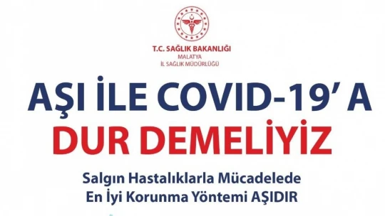Malatya aşıda artık Mavi
