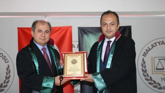 Malatya barosunda devir teslim töreni yapıldı