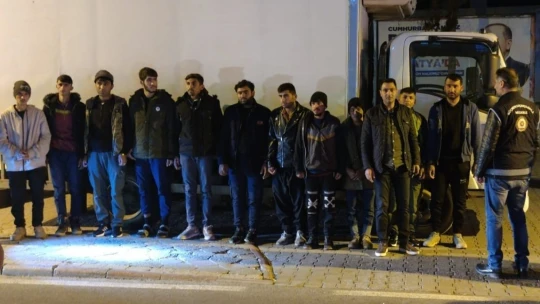 Malatya'da 11 düzensiz göçmen yakalandı