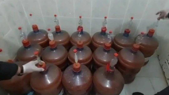 Malatya'da 292 litre sahte içki ele geçirildi
