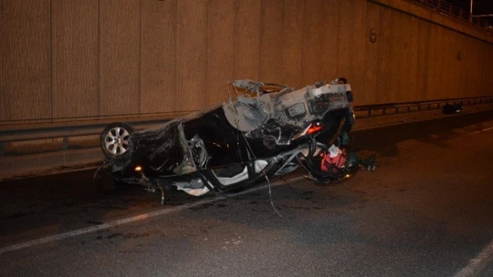 Malatya'da alt geçitte feci kaza: 2 ağır yaralı