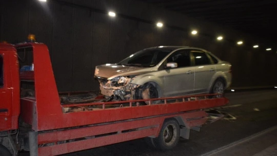 Malatya'da alt geçitte trafik kazası