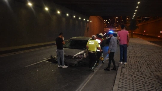 Malatya'da alt geçitte trafik kazası