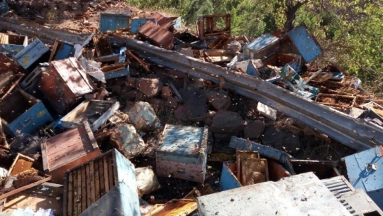 Malatya'da arı kovanı yüklü kamyon devrildi: 3 ölü