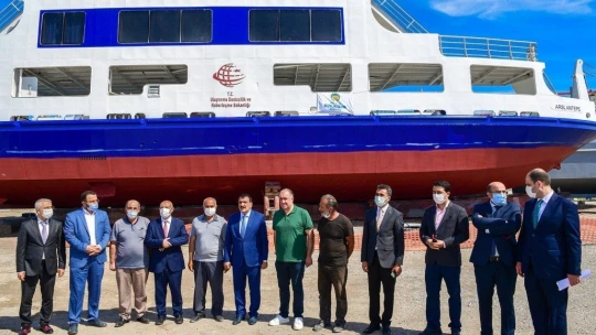 Malatya'da Atabey İskelesindeki feribotlar bakıma alındı