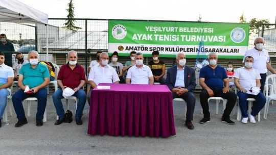 Malatya'da ayak tenisi heyecanı