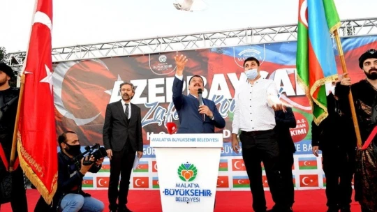 Malatya'da Azerbaycan için zafer konseri düzenledi