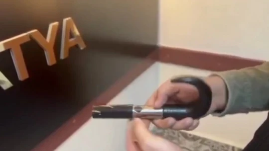 Malatya'da baston görünümlü silah ele geçirildi