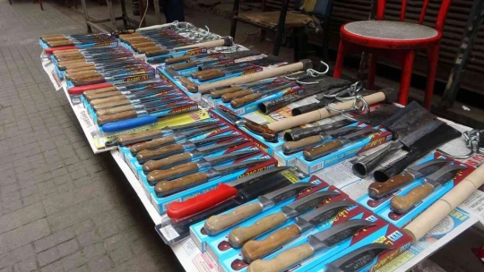 Malatya'da bıçak ustalarının bayram mesaisi başladı