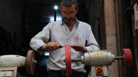 Malatya'da bıçak ustalarının bayram mesaisi başladı