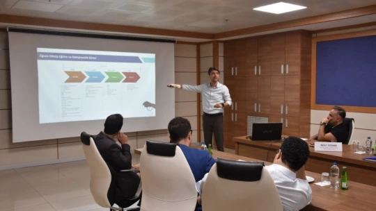 Malatya'da, bölgenin ilk model fabrikasında sona doğru