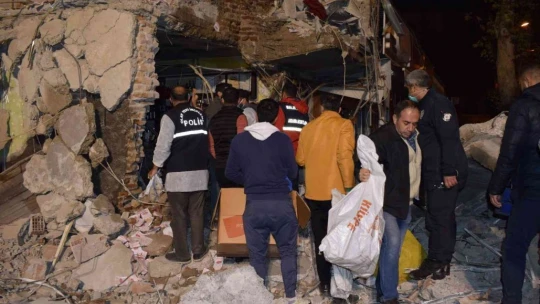 Malatya'da çöken binada arama çalışmaları sona erdi