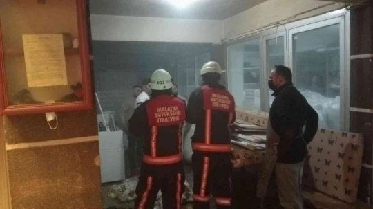 Malatya'da depo yangını