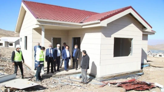 Malatya'da deprem evlerinde son aşamaya gelindi